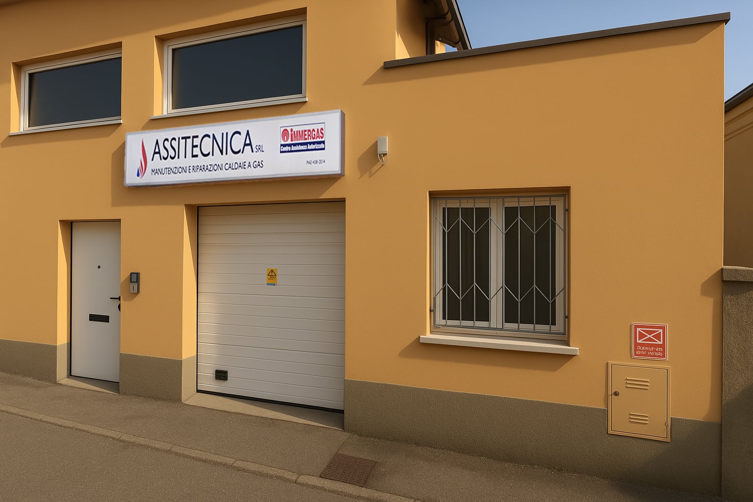 dove siamo e contatti assitecnica con foto che mostra la facciata della sede di parabiago